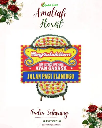 Bunga Papan Congratulation di Kota Bangun